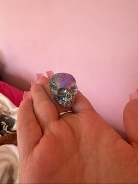 Iridescent Mini Skull - Multicolor